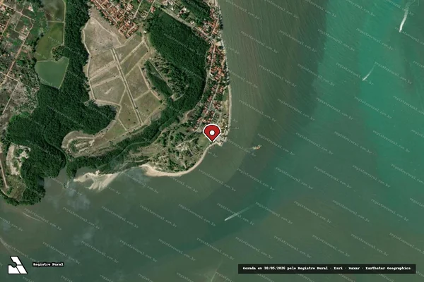 Imagem de satélite — Embargo IBAMA — Infração Ambiental — Lucena/PB