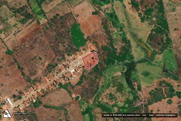 Imagem de satélite de Infração Ambiental em Barra de São Miguel - PB