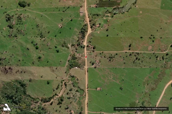 Imagem de satélite — Embargo IBAMA — Infração da Flora - Rondolândia/MT