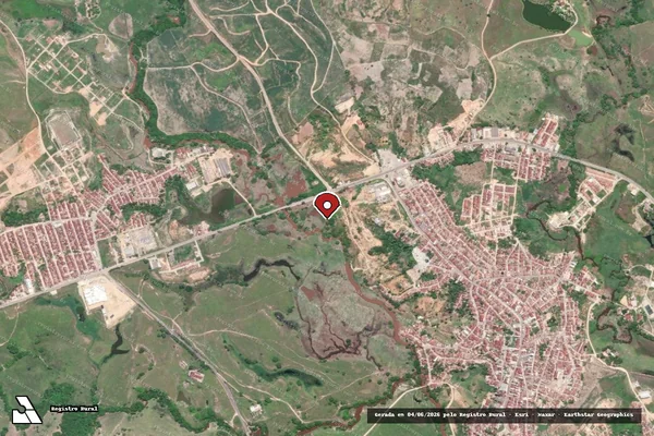 Imagem de satélite — Embargo IBAMA — Infração Ambiental — Porto Calvo/AL
