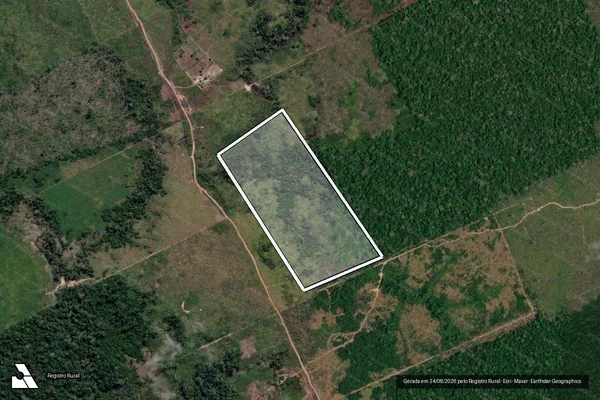Imagem de satélite de Infração Ambiental em Lábrea - AM