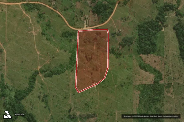 Imagem de satélite de Infração Ambiental em Campo Novo de Rondônia - RO