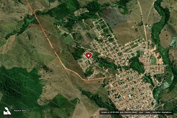 Imagem de satélite — Embargo IBAMA — Infração Ambiental - Abel Figueiredo/PA