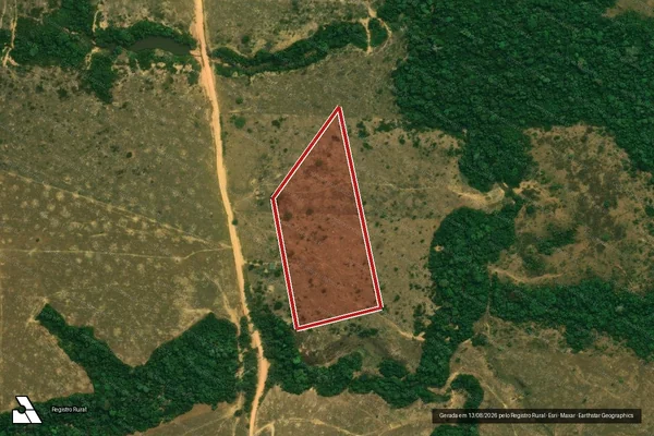 Imagem de satélite de Infração da Flora em Buritis - RO