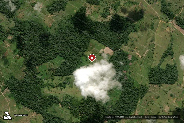 Imagem de satélite — Embargo Ambiental - Epitaciolândia/AC