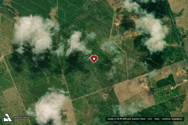 Imagem de satélite — Embargo IBAMA — Infração Ambiental - Buriticupu/MA