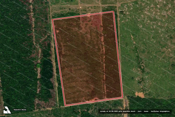 Imagem de satélite de Infração Ambiental em Porto Velho - RO