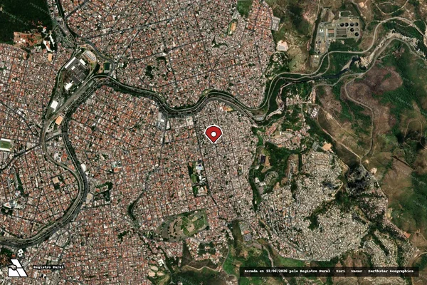 Imagem de satélite — Embargo IBAMA — Infração da Fauna - Belo Horizonte/MG