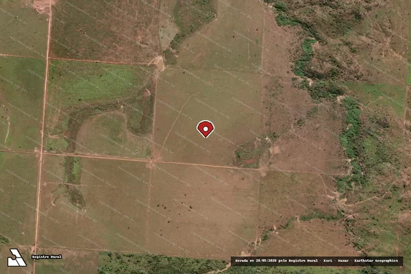 Imagem de satélite de Infração Ambiental em Cumaru do Norte - PA (marcador da localização)