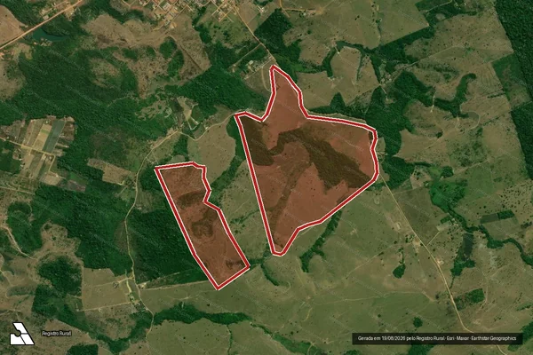 Imagem de satélite de Infração Ambiental em Apuí - AM