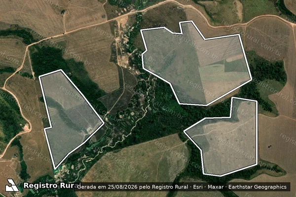 Imagem de satélite de Infração Ambiental em Altamira - PA