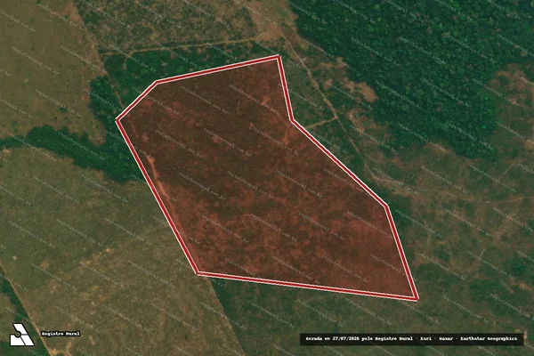 Imagem de satélite de Infração de pesca(Não Classificada-Móvel) em Lábrea - AM