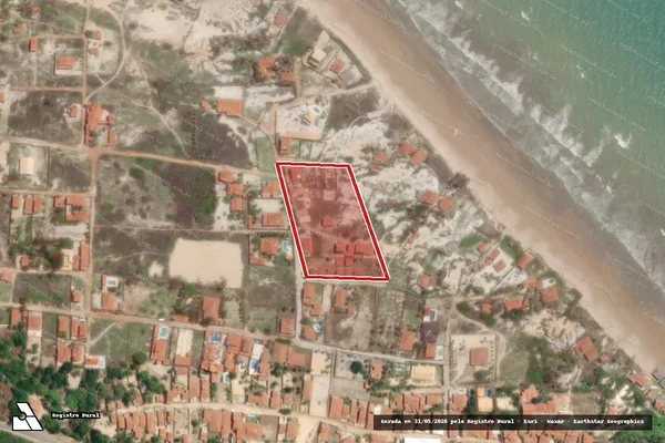Imagem de satélite de Infração Ambiental em Aracati - CE