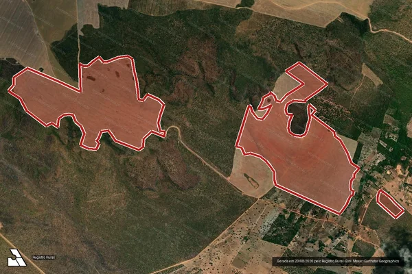 Imagem de satélite de Infração da Flora em São Félix do Xingu - PA