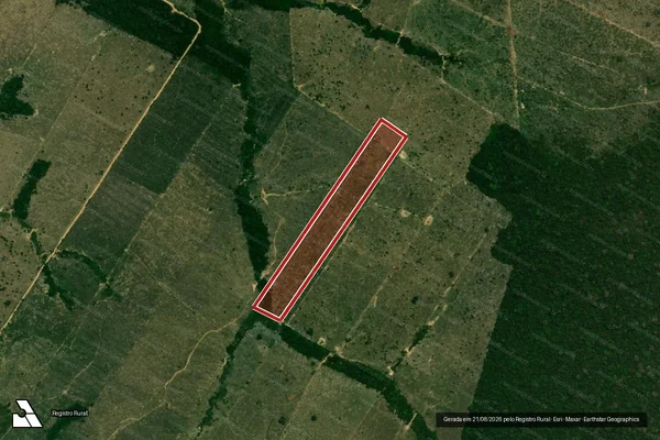 Imagem de satélite de Infração da Flora em Porto Velho - RO