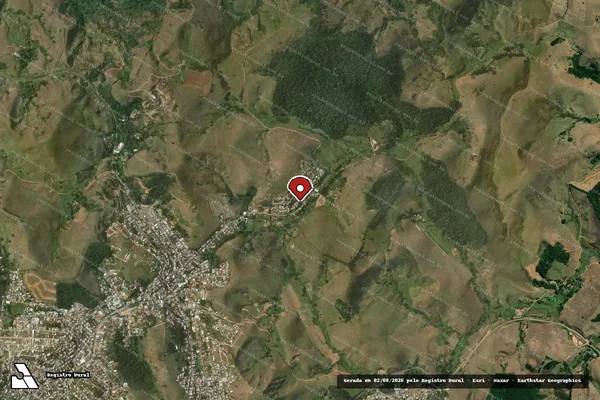 Imagem de satélite — Embargo IBAMA — Infração da Fauna — Bicas/MG