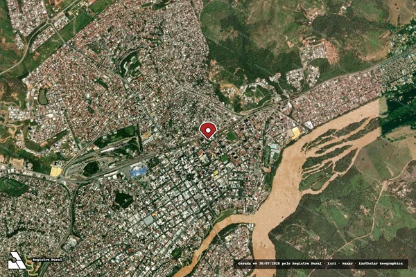 Imagem de satélite de Infração da Fauna em Governador Valadares - MG (marcador da localização)