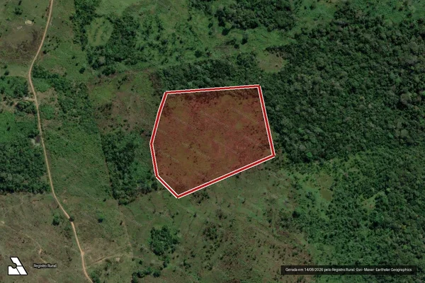 Imagem de satélite de Infração da Flora em Itaituba - PA