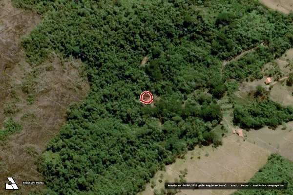 Imagem de satélite — Embargo IBAMA — Infração da Flora — Bocaina de Minas/MG