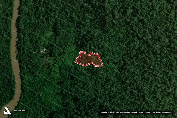 Imagem de satélite de Infração da Flora em Mojuí dos Campos - PA