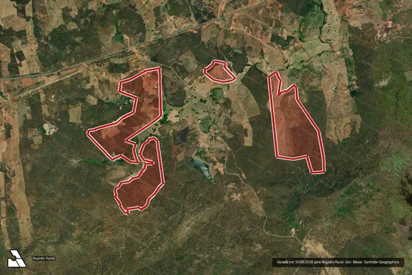 Imagem de satélite de Infração Ambiental em Várzea Alegre - CE