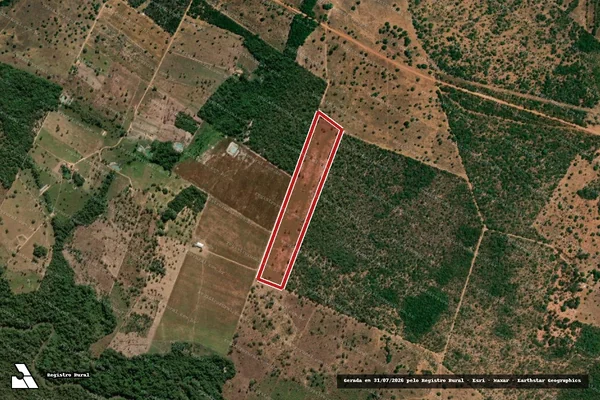 Imagem de satélite de Infração Ambiental em Ipueiras - TO