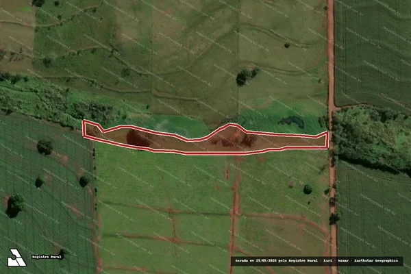 Imagem de satélite de Infração da Flora em Lupionópolis - PR