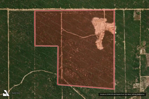 Imagem de satélite de Infração da Flora em Vilhena - RO