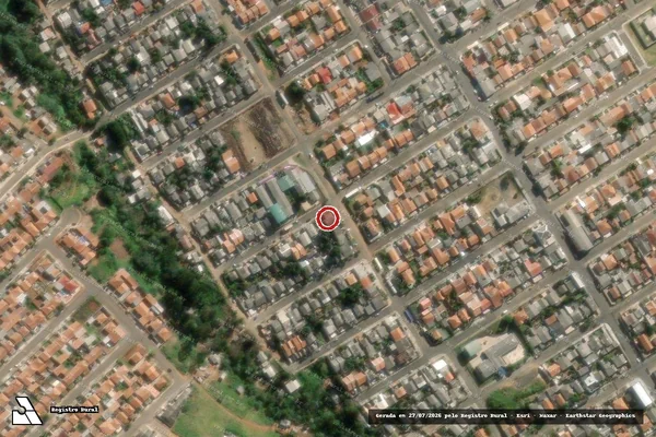 Imagem de satélite de Infração Ambiental em Ponta Grossa - PR
