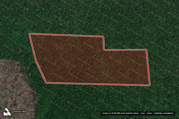 Imagem de satélite de Infração Ambiental em Lábrea - AM