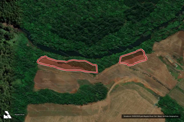 Imagem de satélite de Infração Ambiental em Pérola D'Oeste - PR