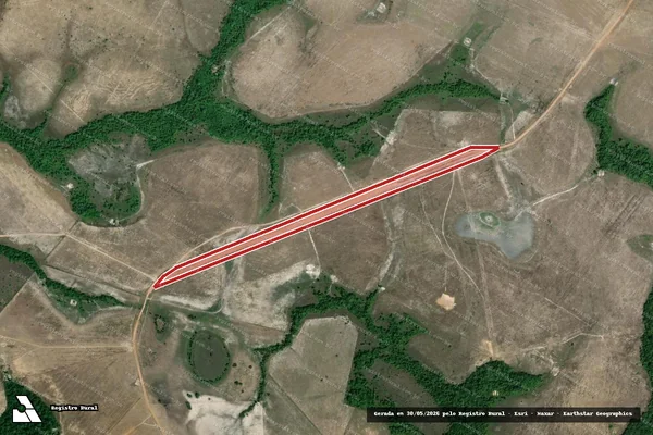 Imagem de satélite de Infração Ambiental em Bonfim - RR