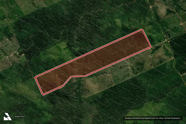 Imagem de satélite de Infração da Flora em Porto Velho - RO