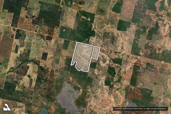 Imagem de satélite de Infração Ambiental em Serra do Ramalho - BA