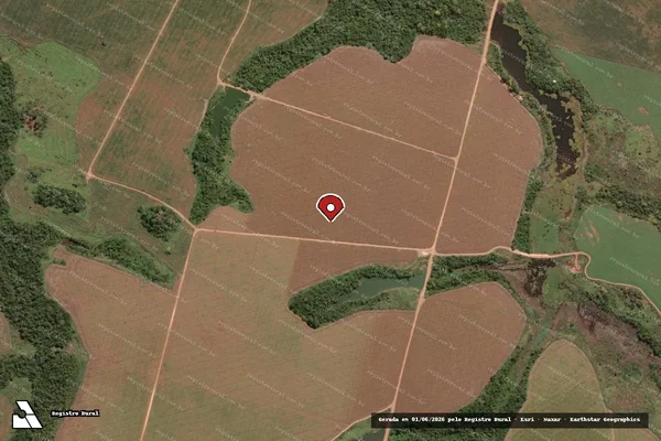 Imagem de satélite — Embargo Ambiental - Alta Floresta/MT