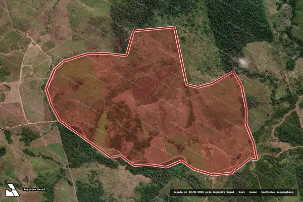Imagem de satélite de Infração Ambiental em Novo Progresso - PA
