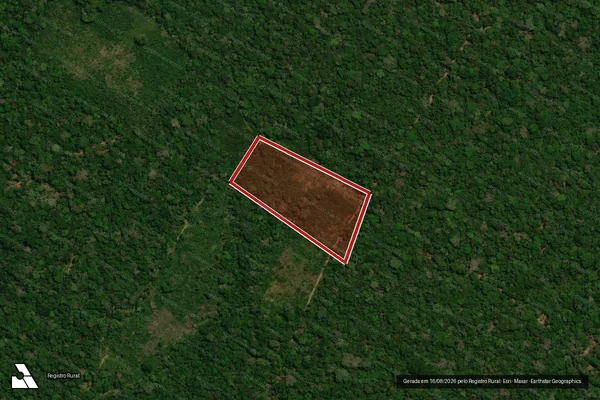 Imagem de satélite de Infração Ambiental em Porto Velho - RO
