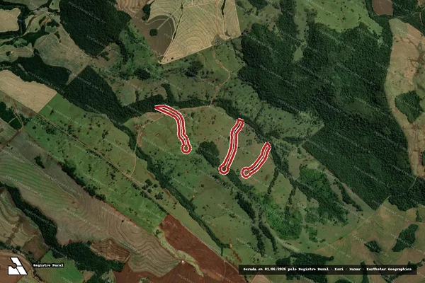 Imagem de satélite de Infração Ambiental em Itambé - PR