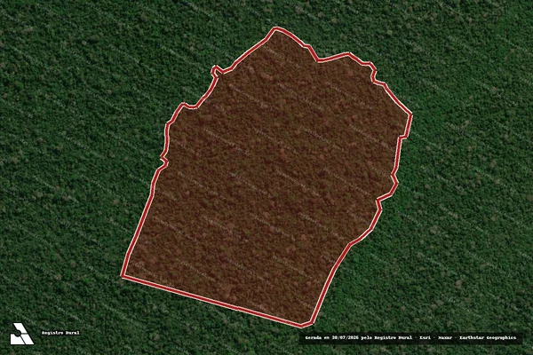 Imagem de satélite de Infração da Flora em Machadinho D'Oeste - RO