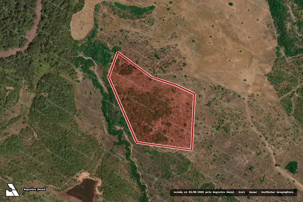 Imagem de satélite de Infração Ambiental em Almas - TO