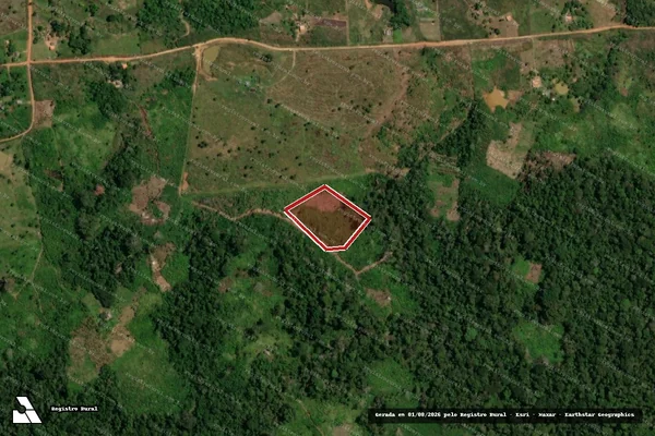 Imagem de satélite — Embargo Ambiental - Capixaba/AC