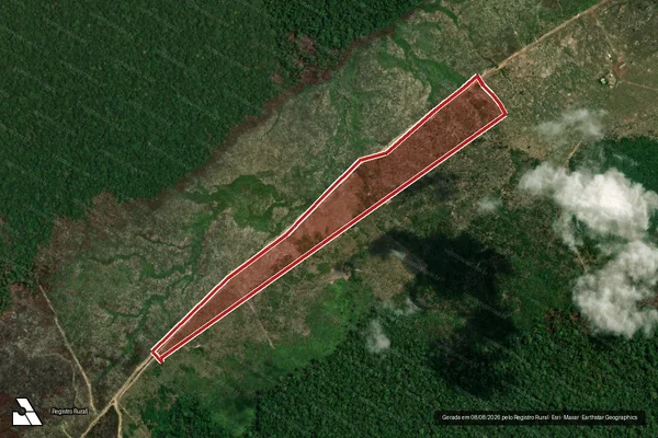 Imagem de satélite de Infração Ambiental em Manicoré - AM