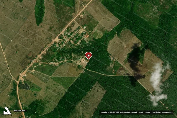 Imagem de satélite — Embargo IBAMA — Infração da Flora — Baião/PA