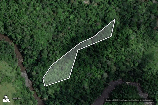 Imagem de satélite de Infração Ambiental em Mascote - BA