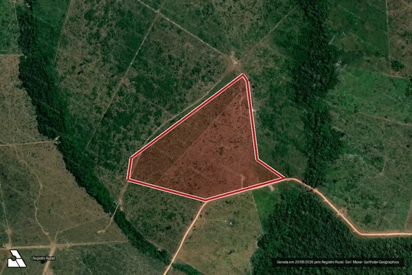 Imagem de satélite de Infração da Flora em Porto Velho - RO