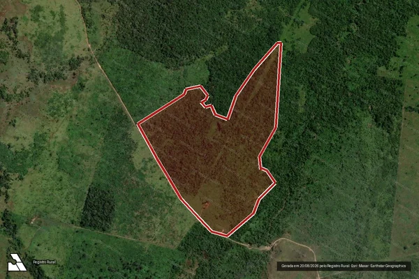 Imagem de satélite de Infração Ambiental em São Félix do Xingu - PA