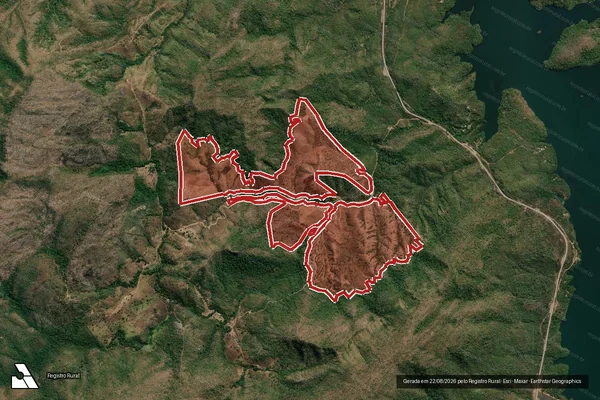 Imagem de satélite de Infração da Flora em Minaçu - GO