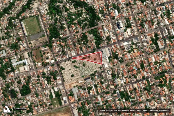 Imagem de satélite de Infração da Flora em Corumbá - MS