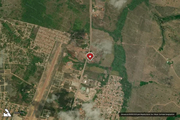 Imagem de satélite — Embargo IBAMA — Infração de Licenciamento(Não Classificada-Móvel) - Jacundá/PA