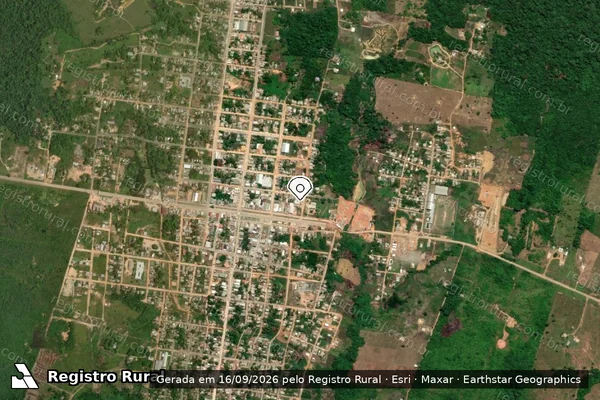 Imagem de satélite — Embargo IBAMA — Infração Ambiental - São João da Baliza/RR